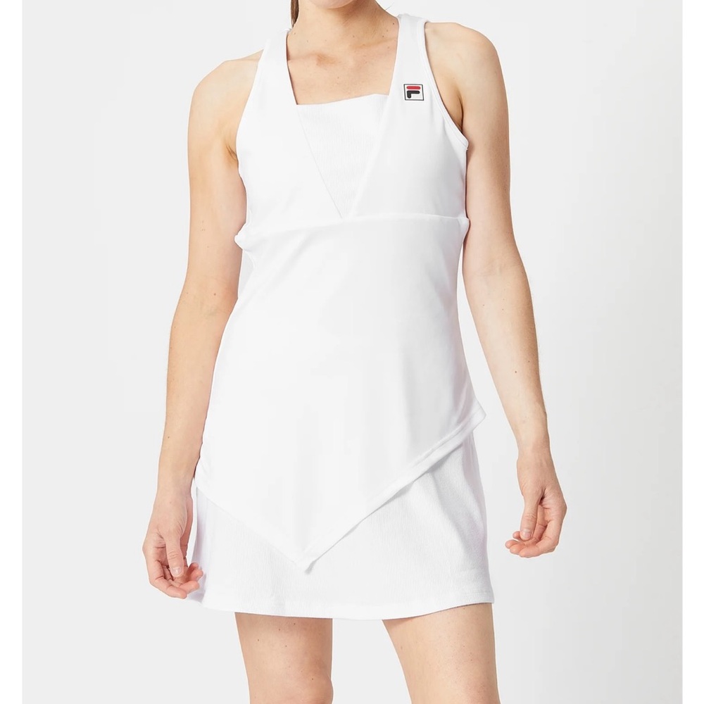 Fila White Line Tennis Dress